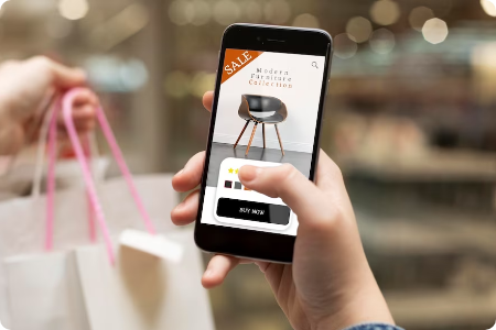 Online furniture shopping