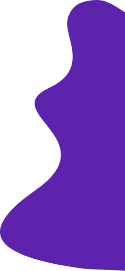 Purple wavy abstract shape