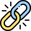 Connected chain link