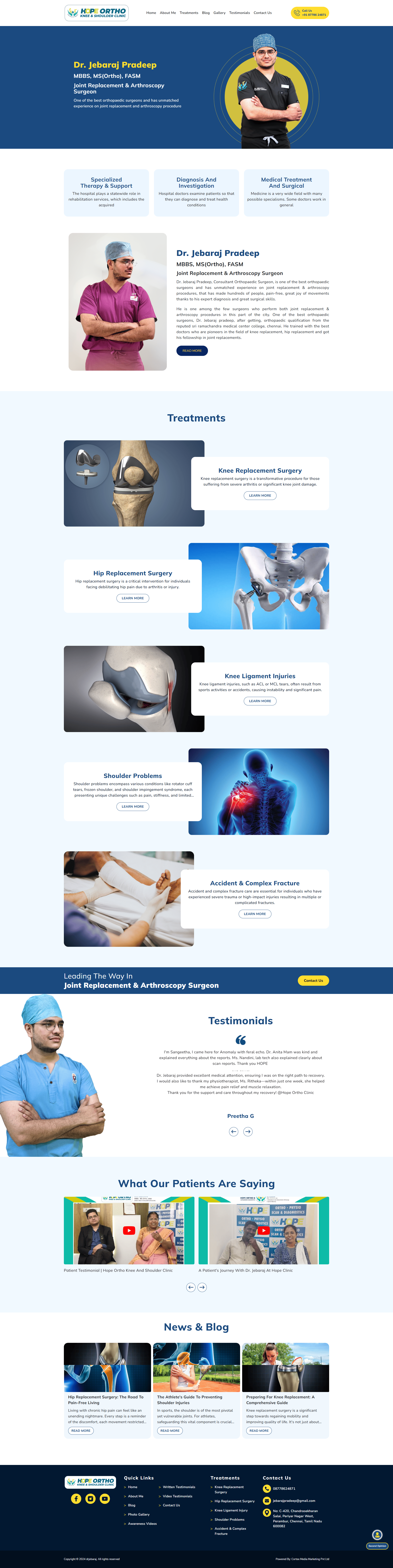 Hopeorthoclinic website 