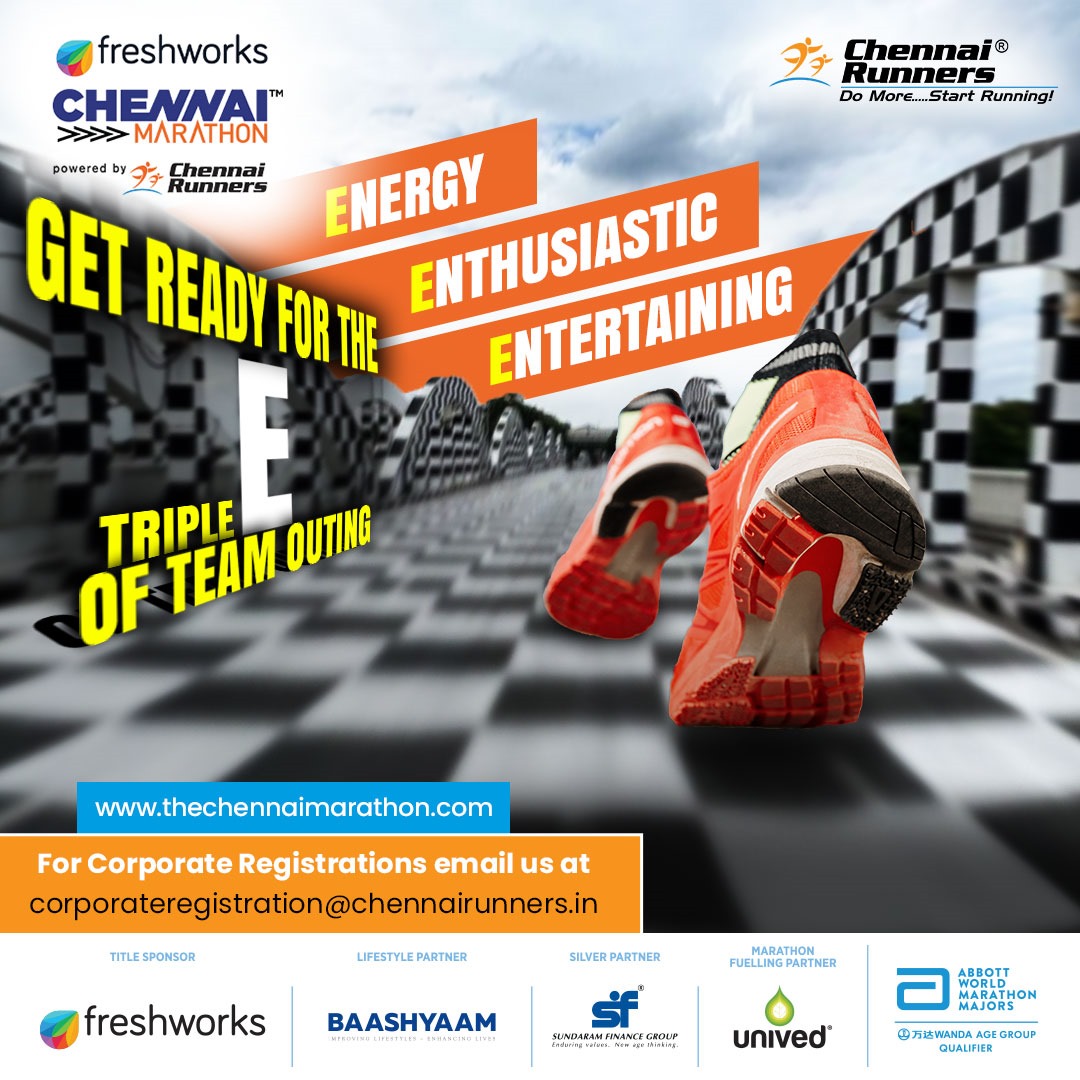 Chennai Marathon Poster